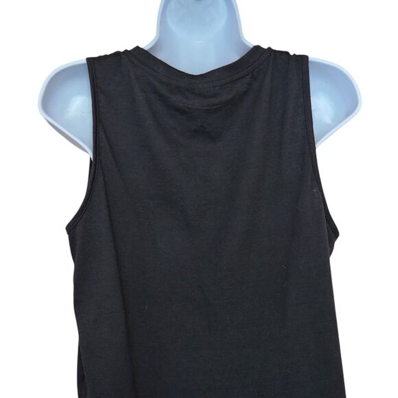Emery Rose Womens Tank Top Size M Black Guitar Wings Print Slim Fit Stretch - Picture 8 of 9